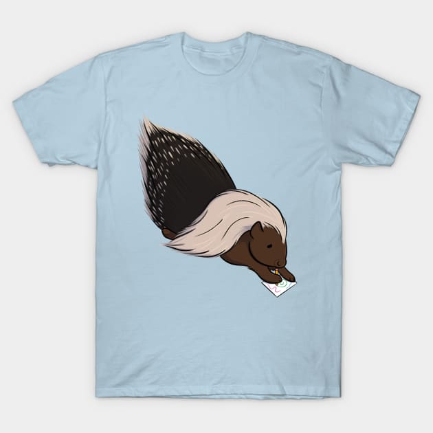 Crested Porcupine T-Shirt by DeguArts